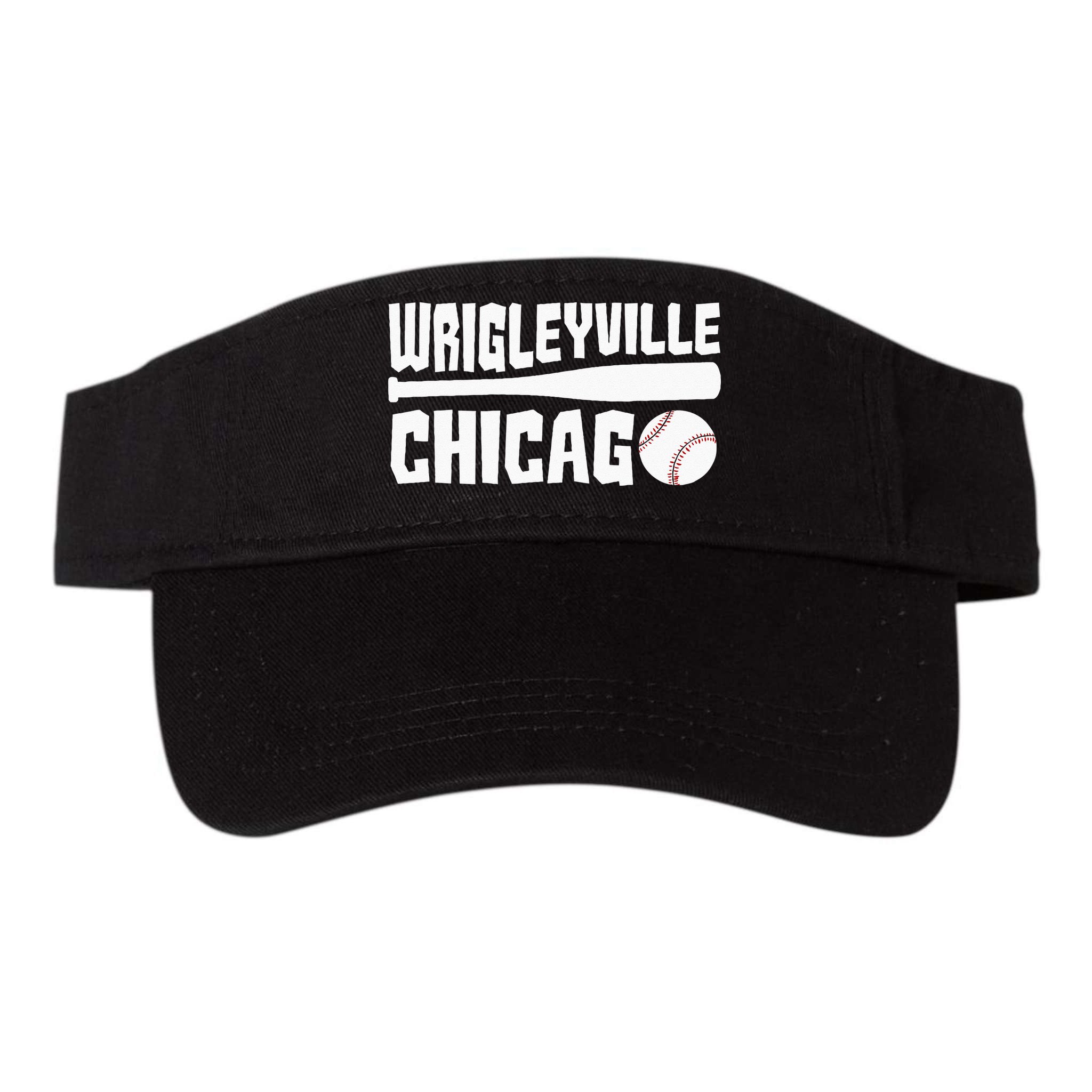 Wrigleyville Chicago Baseball American  Visor
