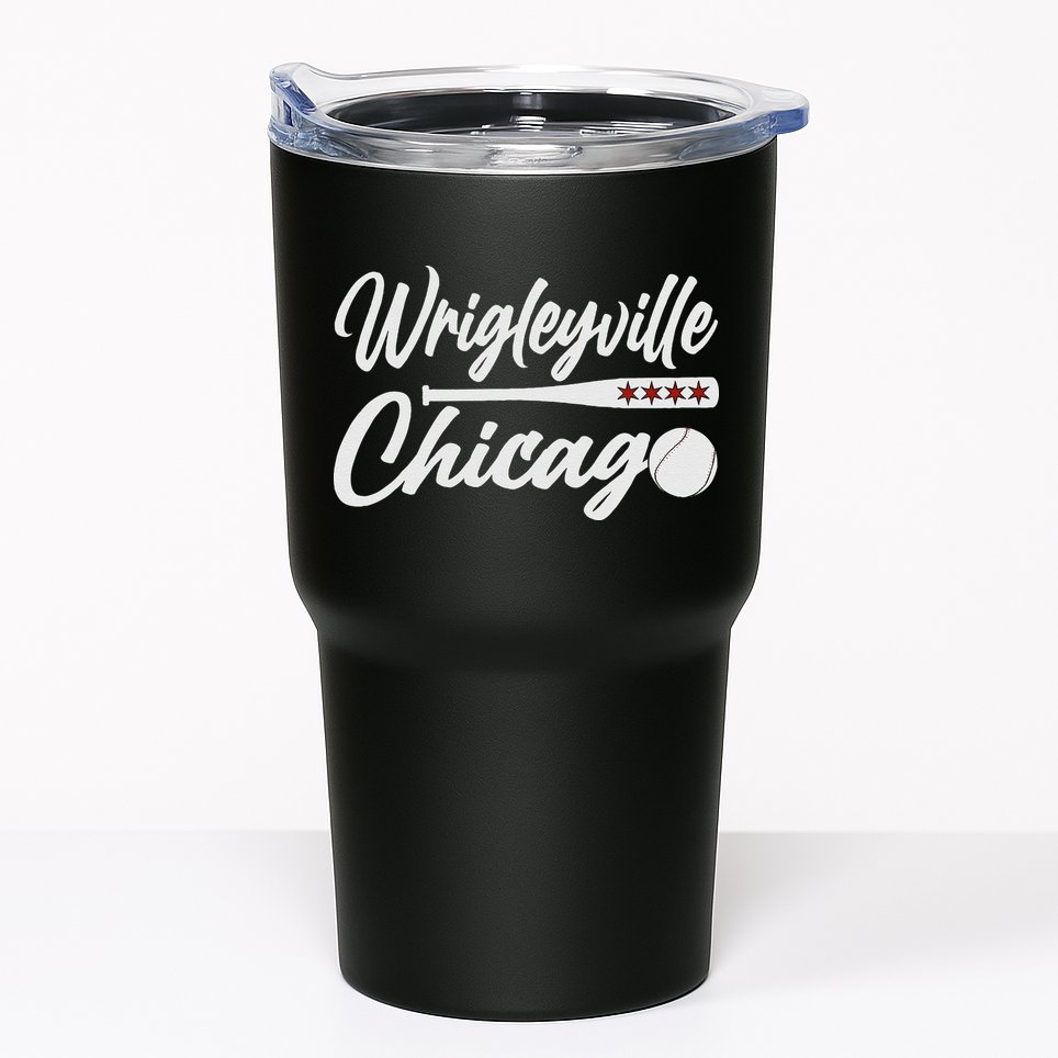 Wrigleyville Chicago Baseball American Tumbler