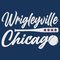 Wrigleyville Chicago Baseball American Flat Bill Trucker Hat