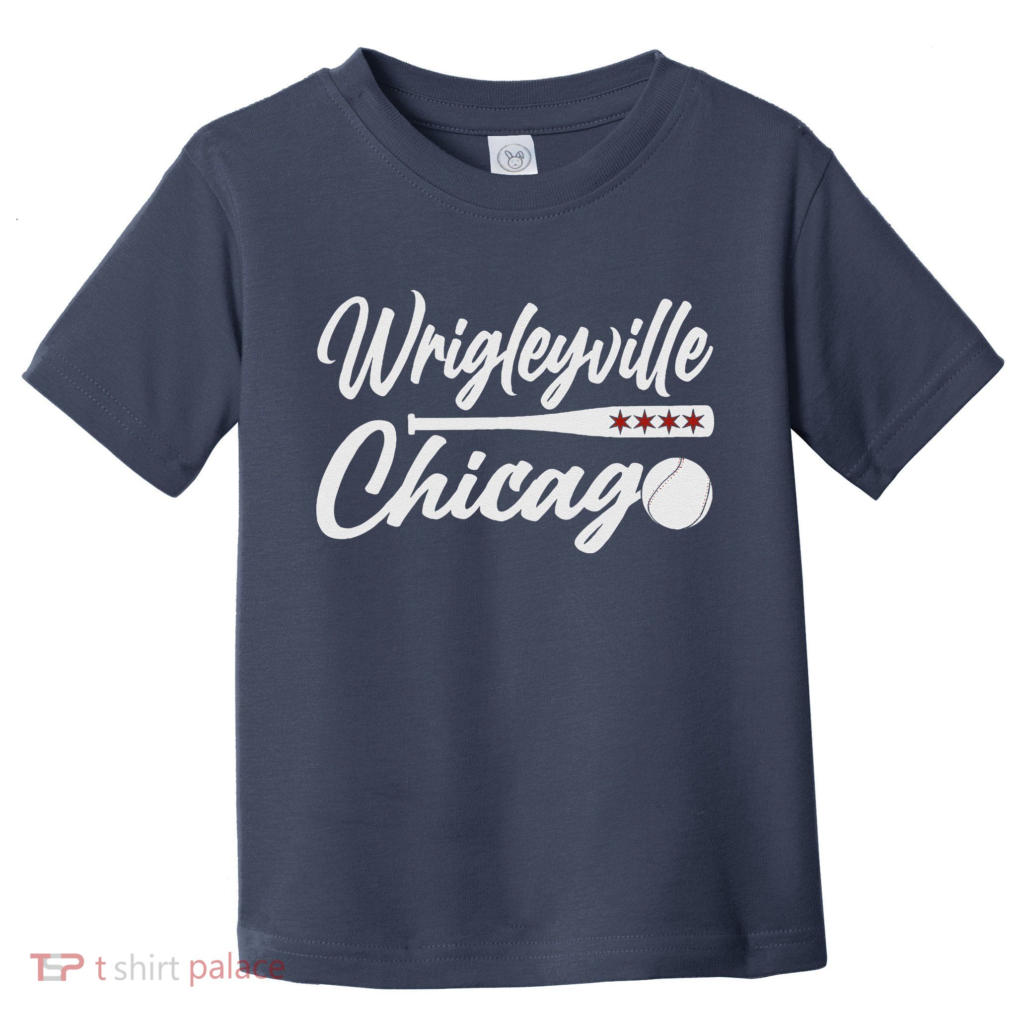 Wrigleyville Chicago Baseball American Toddler T-Shirt