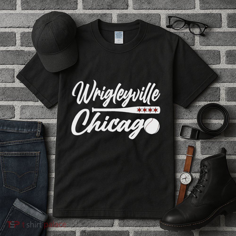 Wrigleyville Chicago Baseball American Tall T-Shirt