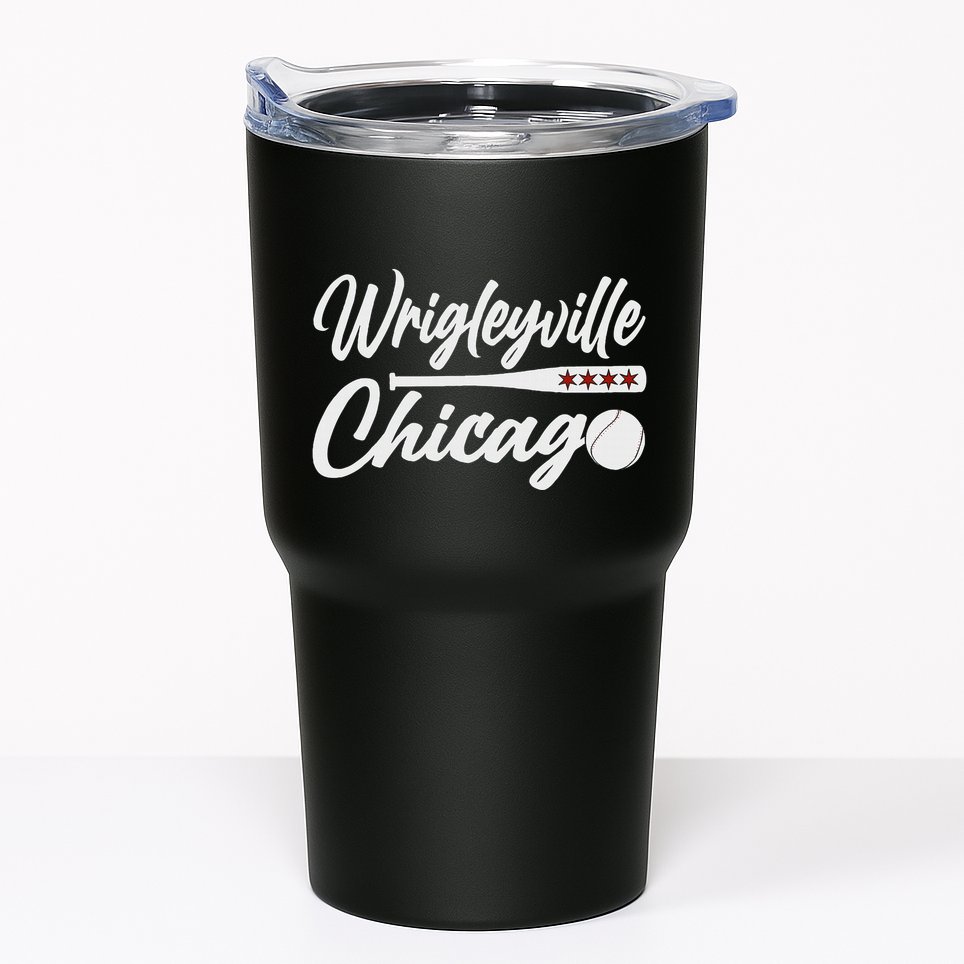 Wrigleyville Chicago Baseball American Tumbler