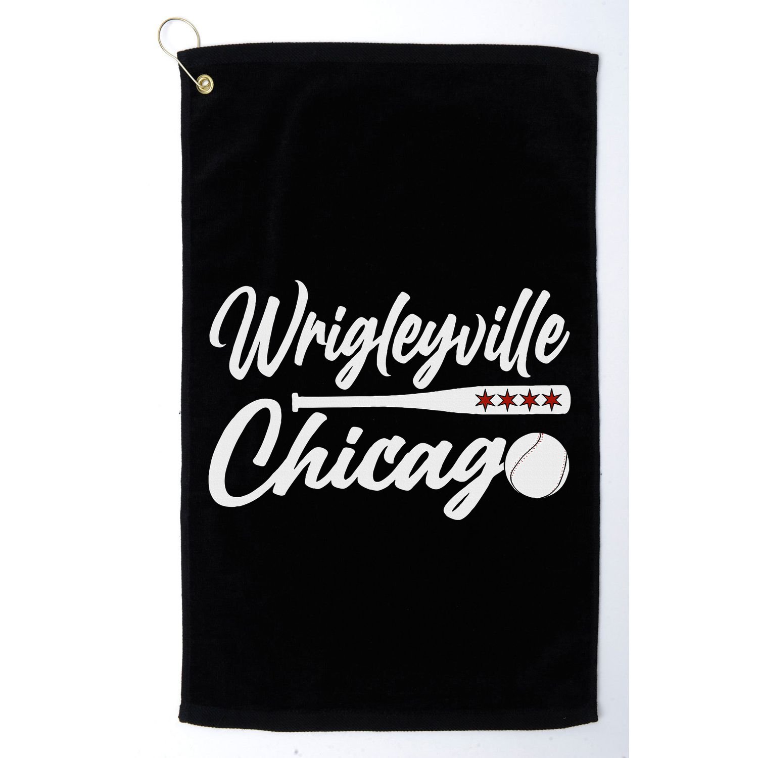Wrigleyville Chicago Baseball American Golf Towel