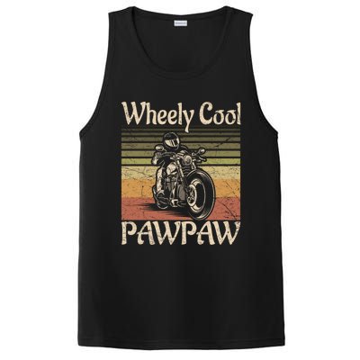 Wheely Cool Biker Pawpaw Motorcycle Grandpa Vintage Gift PosiCharge Competitor Tank