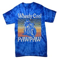 Wheely Cool Biker Pawpaw Motorcycle Grandpa Vintage Gift Tie-Dye T-Shirt