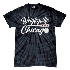 Wrigleyville Chicago Baseball American Tie-Dye T-Shirt