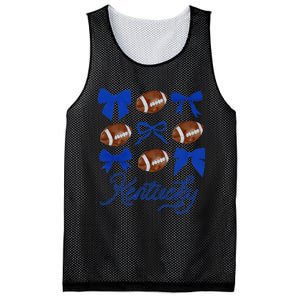 Women Coquette Bow Football Kentucky Gift Mesh Reversible Basketball Jersey Tank