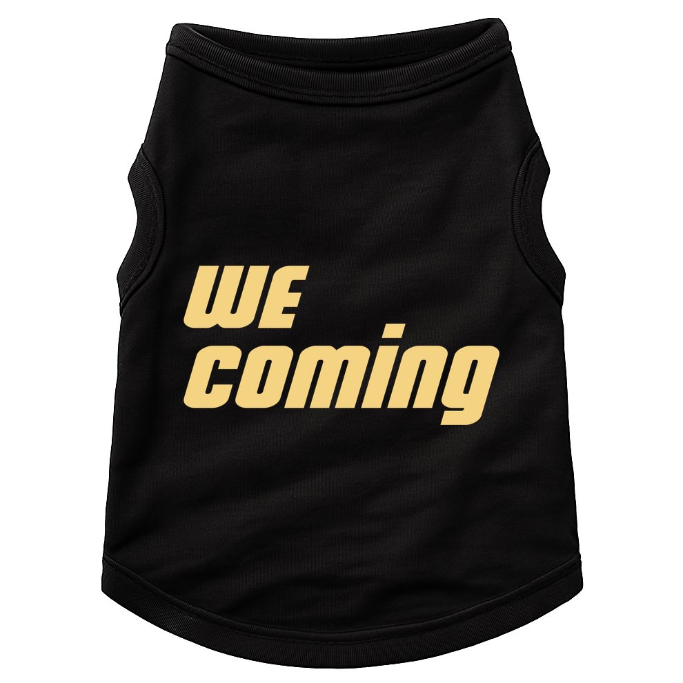 We Coming Buffaloes Football Doggie Tank