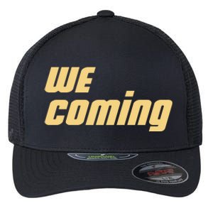 We Coming Buffaloes Football Flexfit Unipanel Trucker Cap