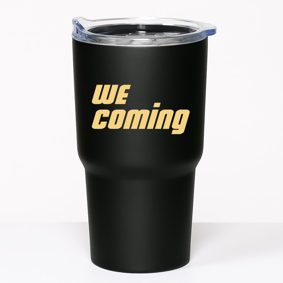 We Coming Buffaloes Football Tumbler