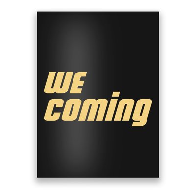 We Coming Buffaloes Football Poster