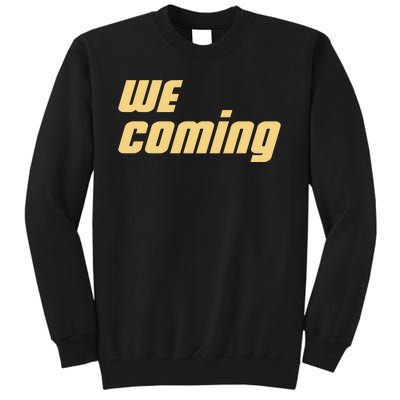 We Coming Buffaloes Football Tall Sweatshirt