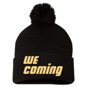 We Coming Buffaloes Football Pom Pom 12in Knit Beanie