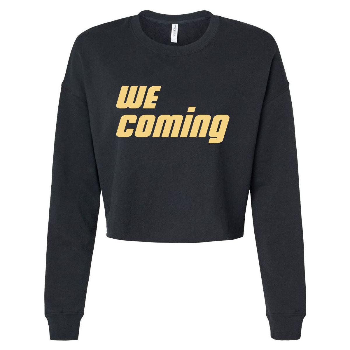 We Coming Buffaloes Football Cropped Pullover Crew