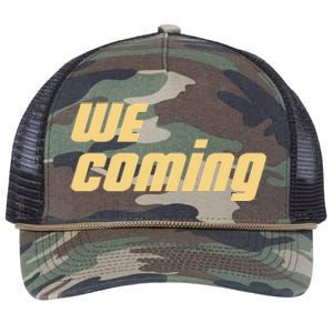 We Coming Buffaloes Football Retro Rope Trucker Hat Cap