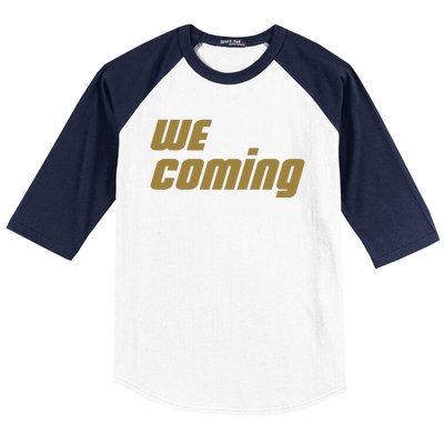 We Coming Buffaloes Football Baseball Sleeve Shirt