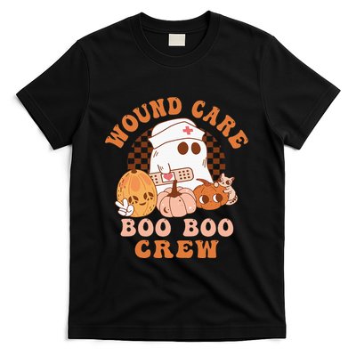 Wound Care Boo Boo Crew Funny Nurse Ghost Halloween T-Shirt