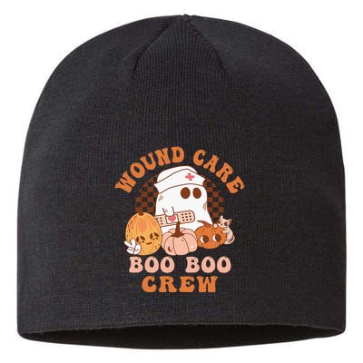 Wound Care Boo Boo Crew Funny Nurse Ghost Halloween Sustainable Beanie