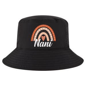 Womens Cute Boho Rainbow Nani Mother's Day Best Nani Mommy Grandma Cool Comfort Performance Bucket Hat