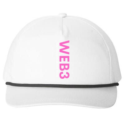 WEB3 Crypto Blockchain NFT Internet3.0 DeFi Metaverse Web3.0 Decentralize Web3.0 Snapback Five-Panel Rope Hat