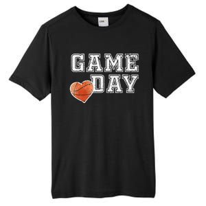 Women's Cute Basketball Mom Friday Night Game Day Tall Fusion ChromaSoft Performance T-Shirt