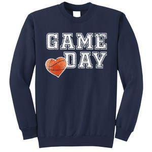 Women's Cute Basketball Mom Friday Night Game Day Sweatshirt