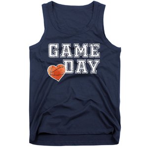 Women's Cute Basketball Mom Friday Night Game Day Tank Top