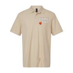 Women's Cute Basketball Mom Friday Night Game Day Softstyle Adult Sport Polo