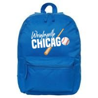 Wrigleyville Chicago Baseball American Gift 16 in Basic Backpack