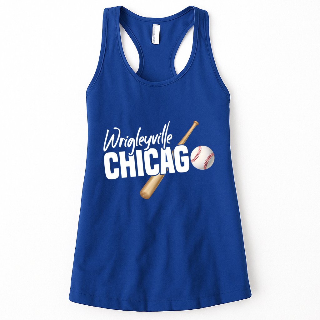 Wrigleyville Chicago Baseball American Gift Womens Tank Top