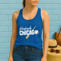 Wrigleyville Chicago Baseball American Gift Womens Tank Top