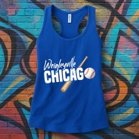 Wrigleyville Chicago Baseball American Gift Womens Tank Top