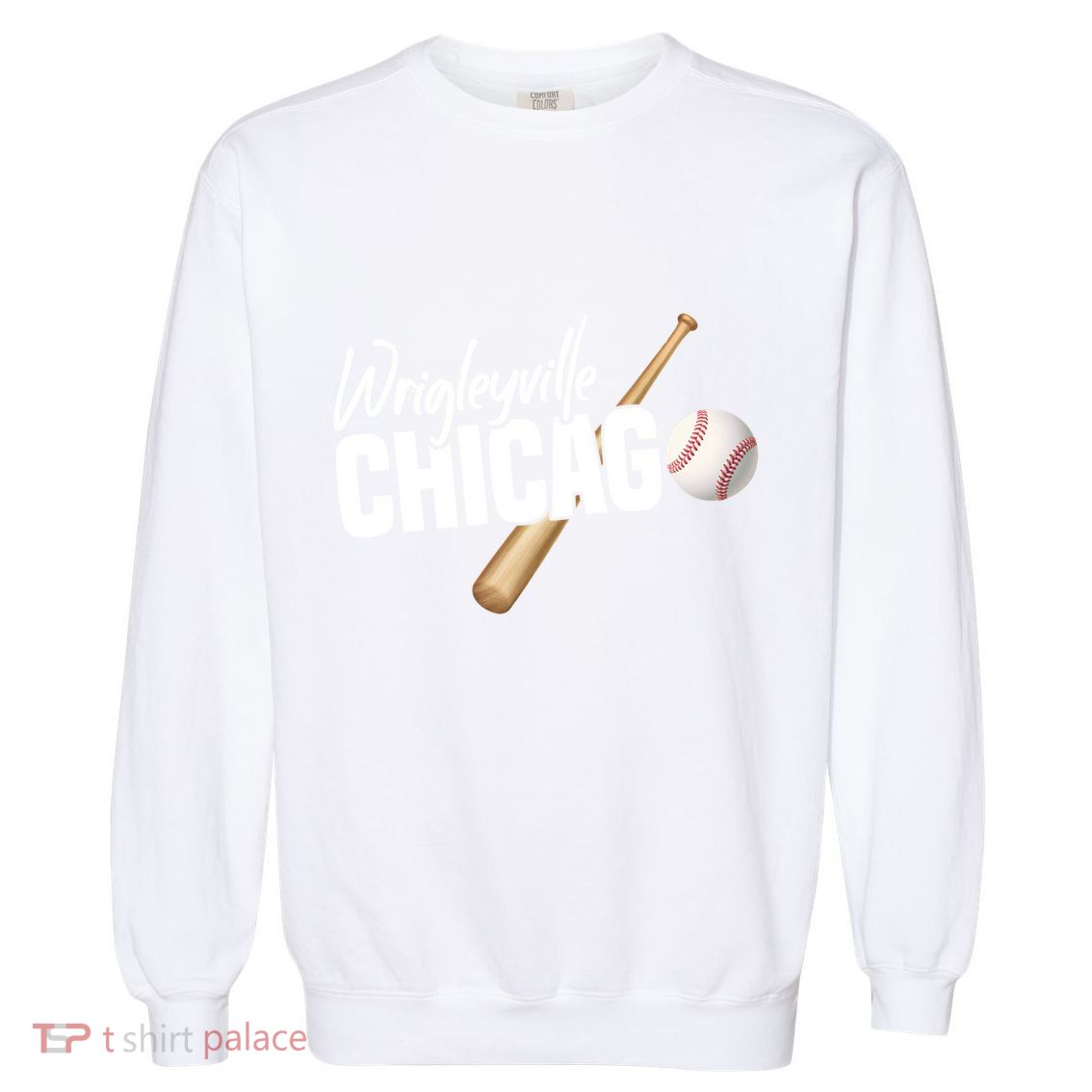 Wrigleyville Chicago Baseball American Gift Garment-Dyed Sweatshirt