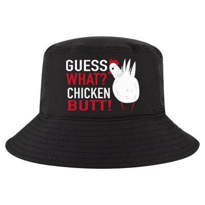 White Chicken Butt! Funny Design  Cool Comfort Performance Bucket Hat