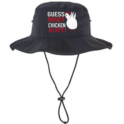 White Chicken Butt! Funny Design  Bucket Hat
