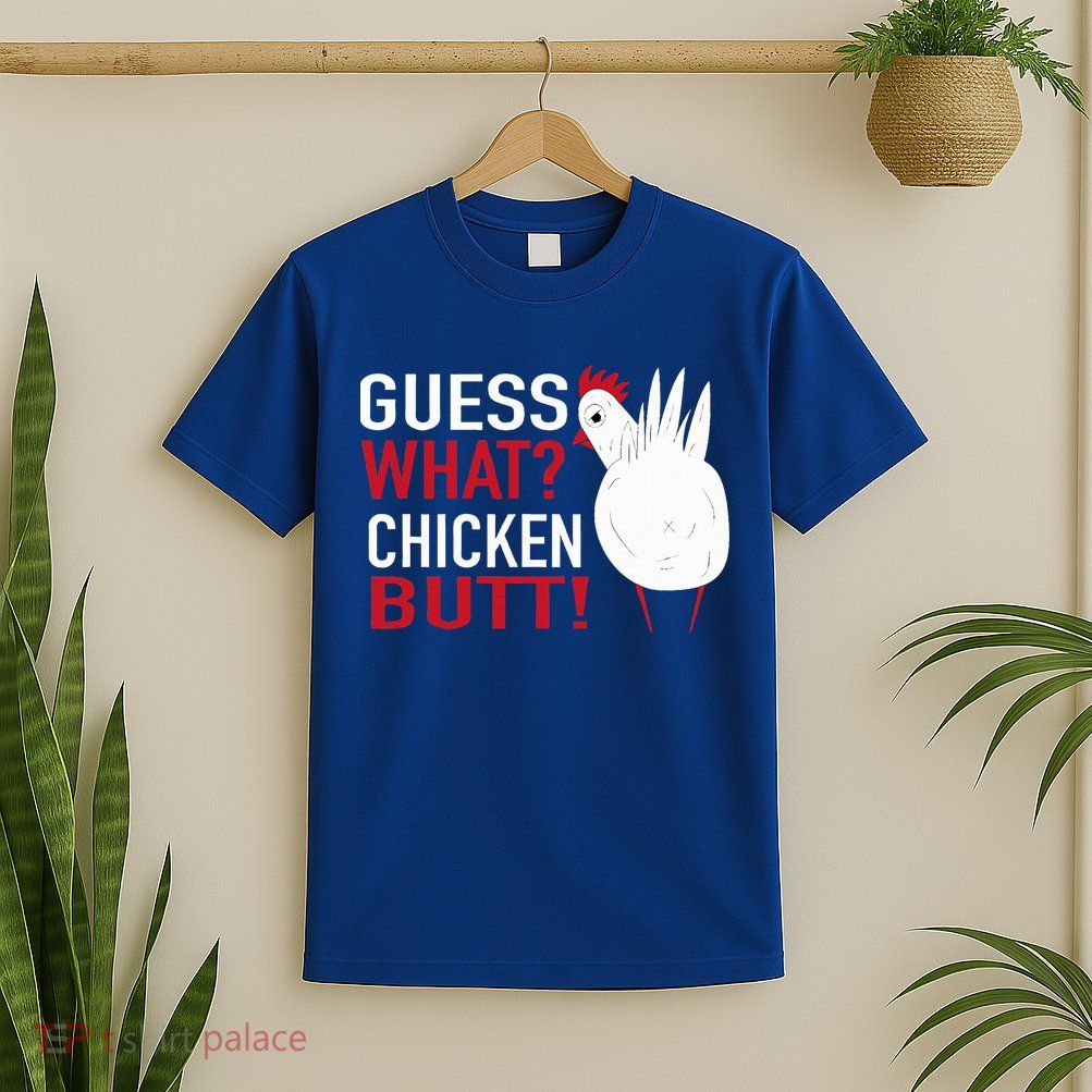 White Chicken Butt! Funny Design  T-Shirt