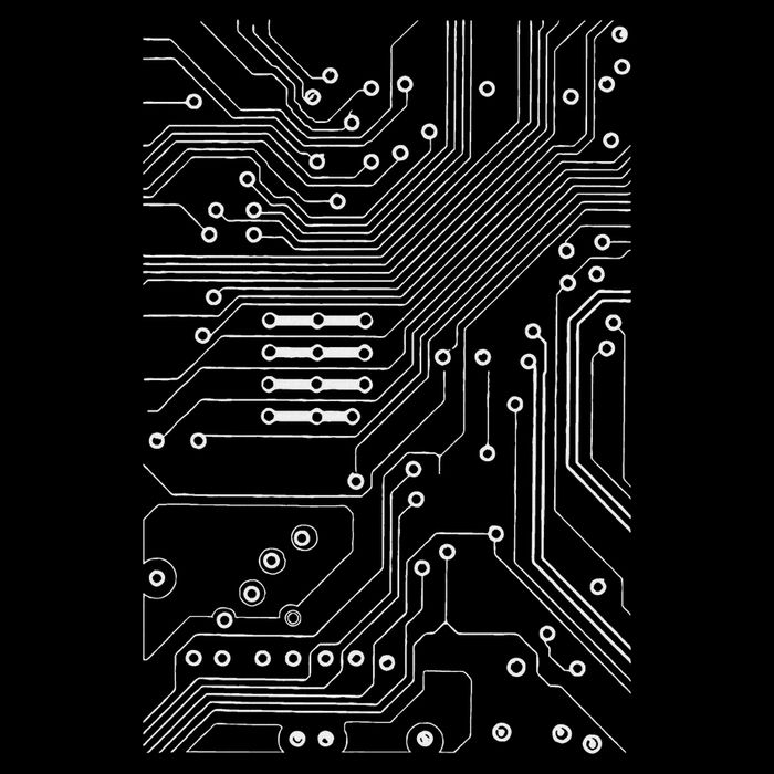 White Circuit Board Mother Board Computer Programmer Gift Daily Commute Backpack