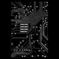 White Circuit Board Mother Board Computer Programmer Gift Full Zip Hoodie