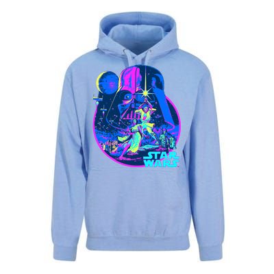 Wars Classic Bright Neon Poster Art Unisex Surf Hoodie