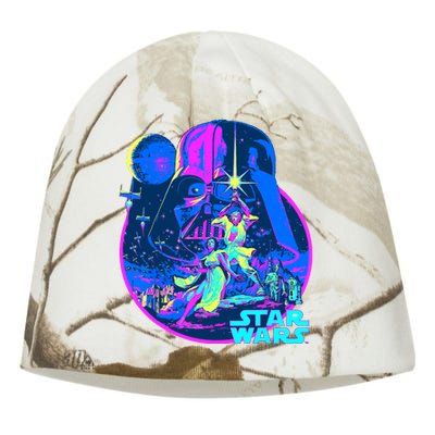 Wars Classic Bright Neon Poster Art Kati - Camo Knit Beanie