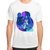 Wars Classic Bright Neon Poster Art Adult ChromaSoft Performance T-Shirt