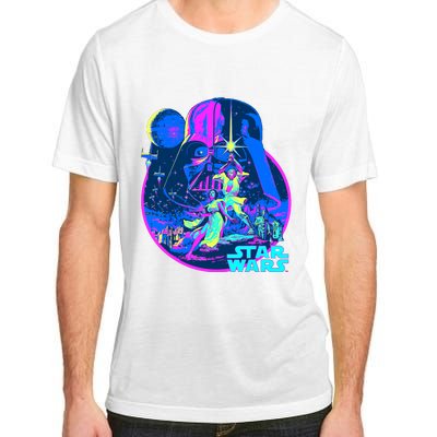 Wars Classic Bright Neon Poster Art Adult ChromaSoft Performance T-Shirt