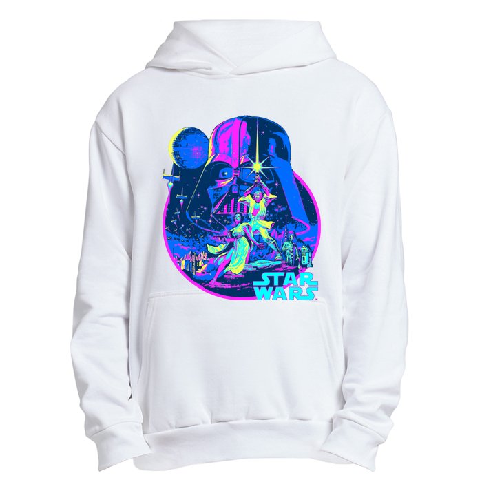 Wars Classic Bright Neon Poster Art Urban Pullover Hoodie