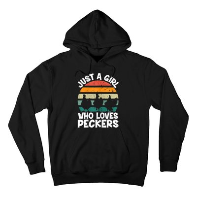 Womens Chicken Butt A Girl Who Loves Peckers Chicken Hoodie