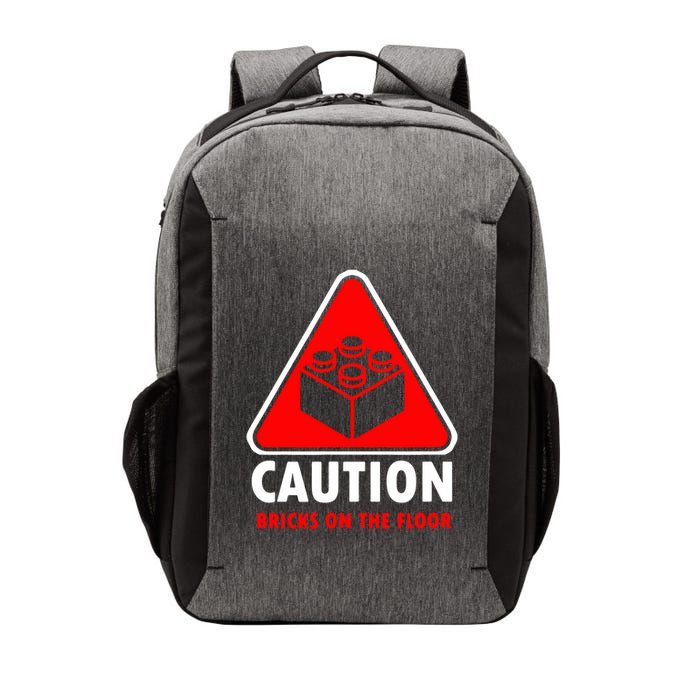 Warning Caution Building Blocks Bricks On Floor Vector Backpack