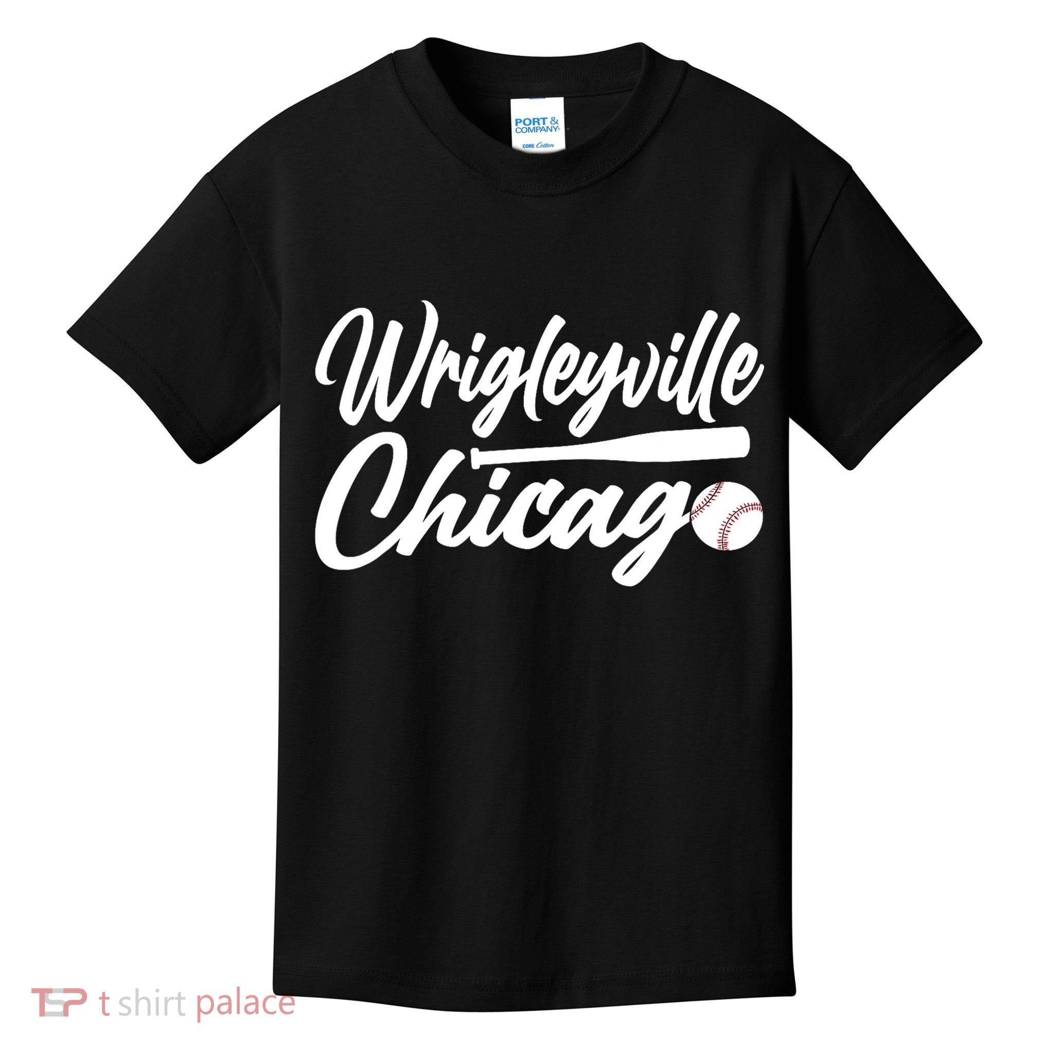 Wrigleyville Chicago Baseball American Kids T-Shirt