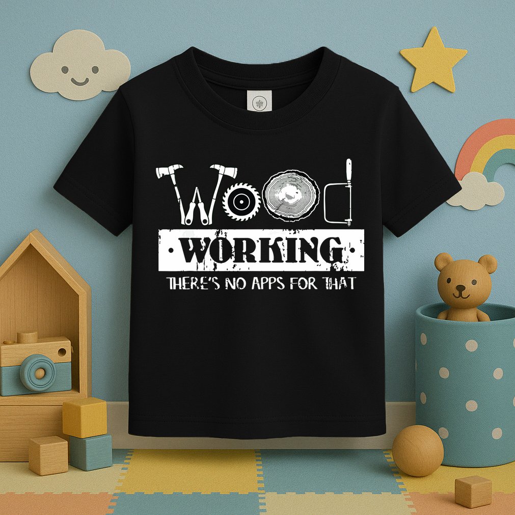 Woodworking Carving Carpenter Joiner Cabinet Woodworker Toddler T-Shirt
