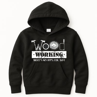 Woodworking Carving Carpenter Joiner Cabinet Woodworker Kids Hoodie