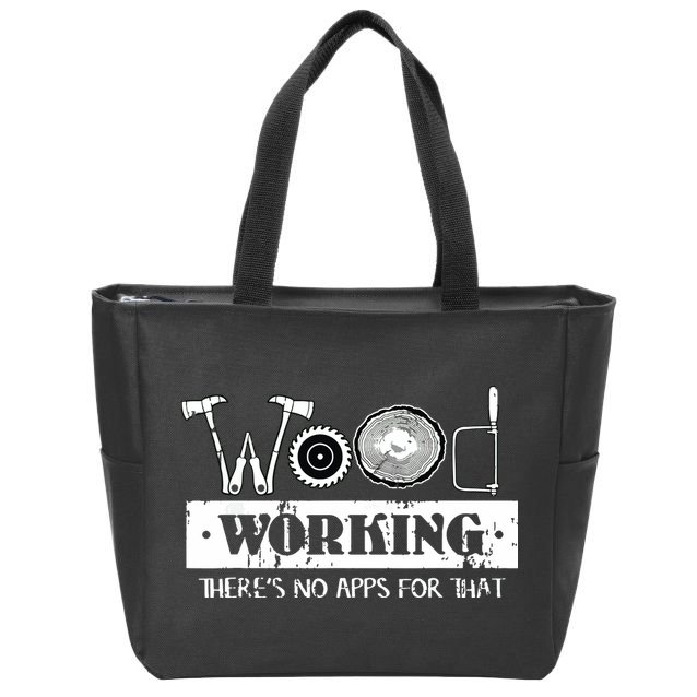Woodworking Carving Carpenter Joiner Cabinet Woodworker Zip Tote Bag