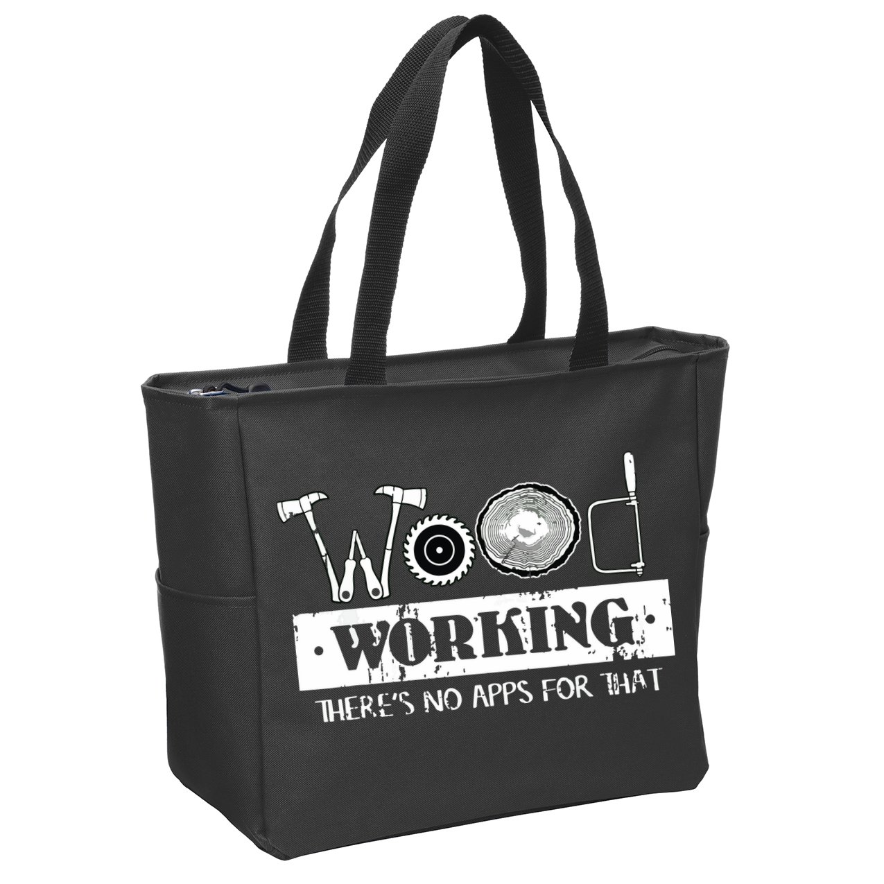 Woodworking Carving Carpenter Joiner Cabinet Woodworker Zip Tote Bag
